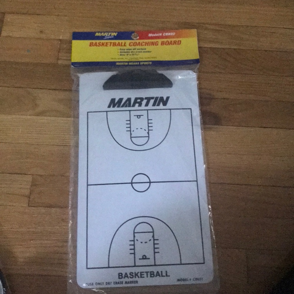 Martin sports basketball coaching board